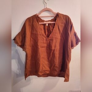 Grade&gather small Linen top